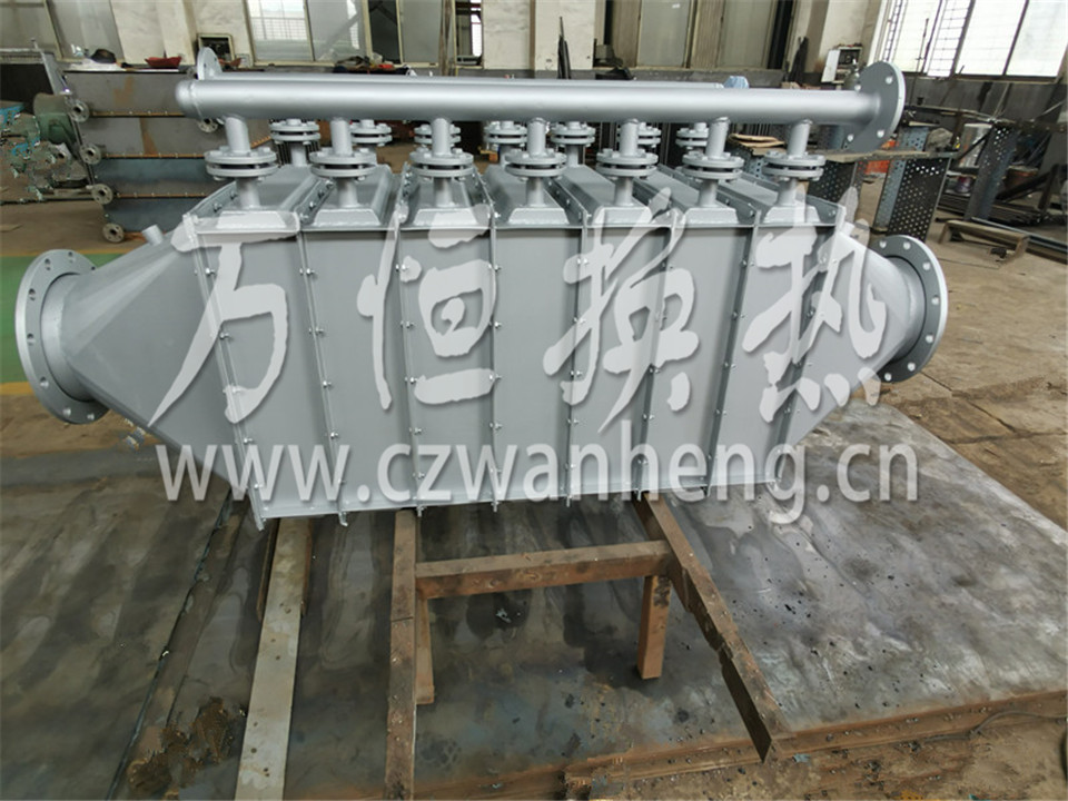 江苏XX环保设备有限公司购买一组不锈钢7片成套蒸汽换热器