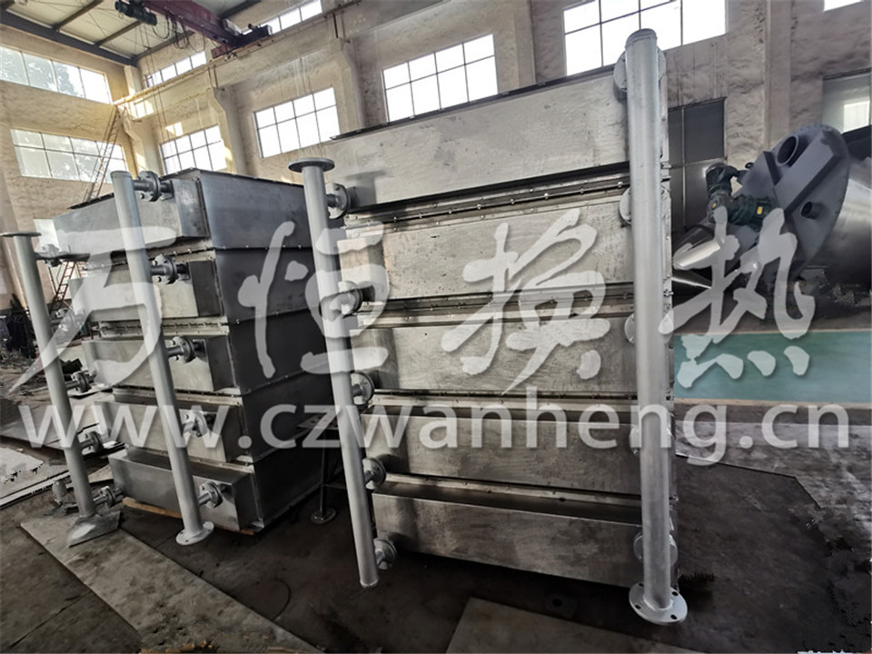 山西XX有限公司购买2组10片不锈钢蒸汽换热器